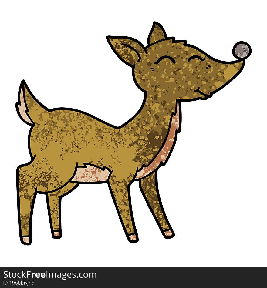 cartoon deer. cartoon deer