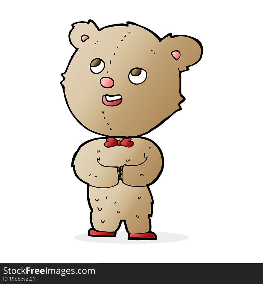 cartoon cute teddy bear