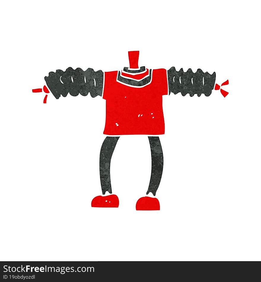 cartoon robot body (mix and match cartoons or add own photos