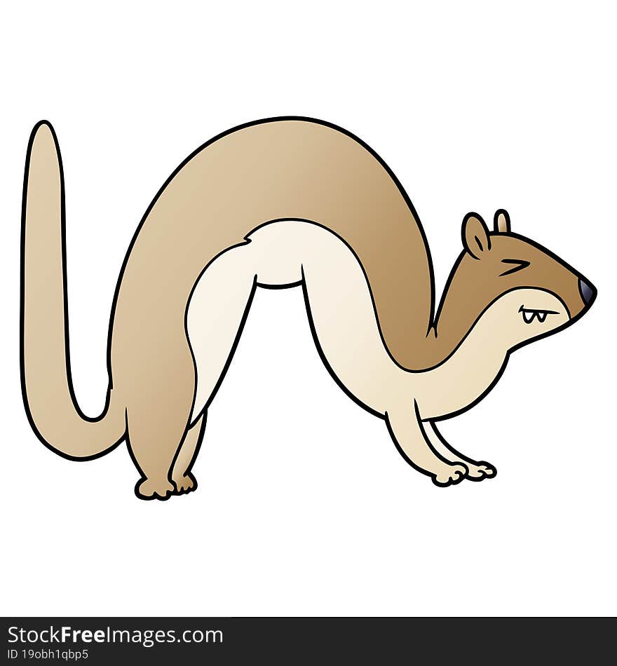 cartoon weasel. cartoon weasel