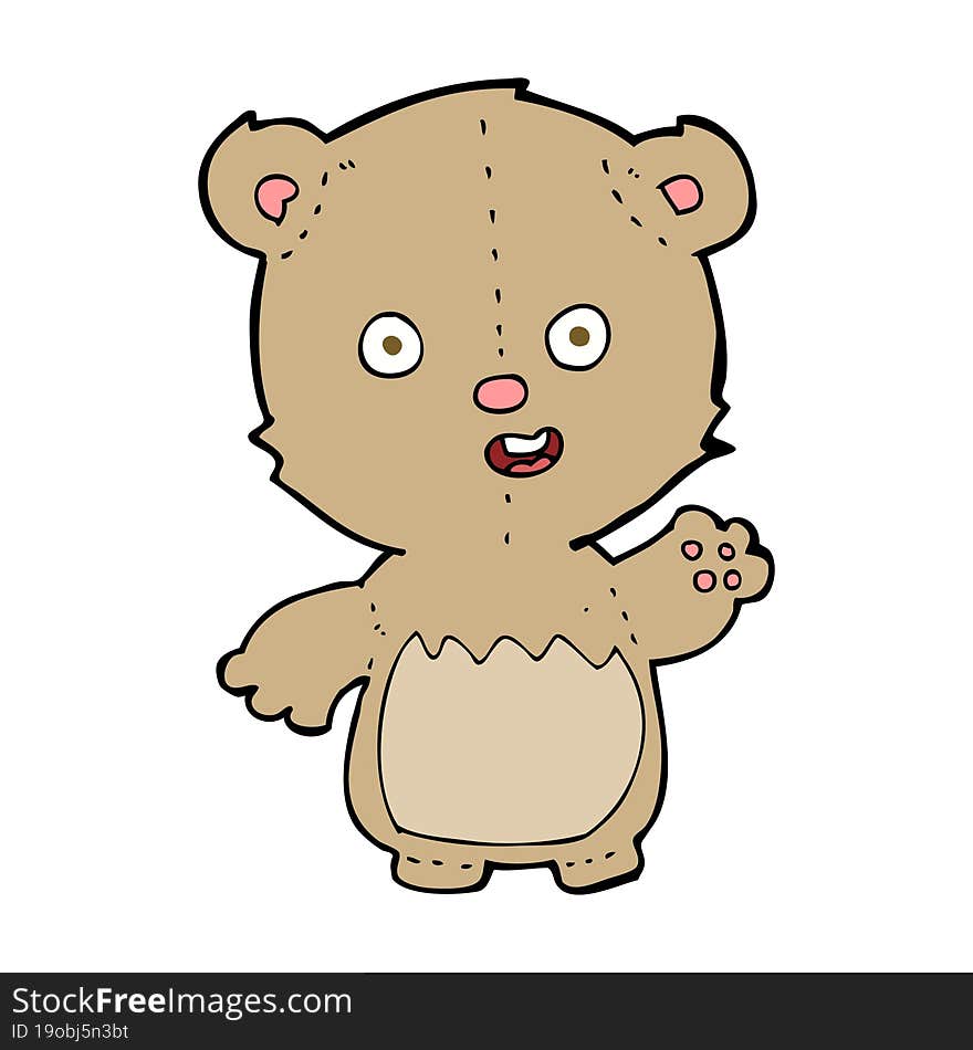 cartoon teddy bear