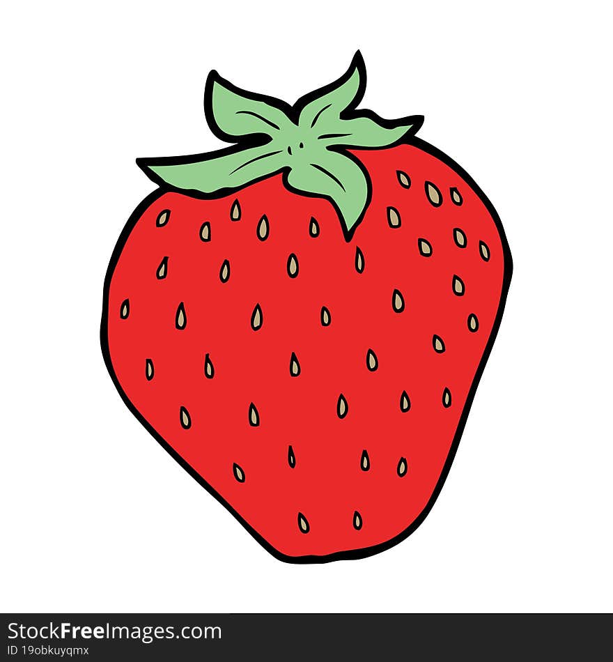 cartoon strawberry