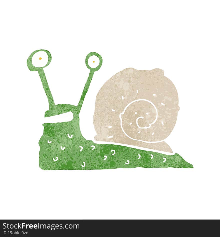 cartoon snail