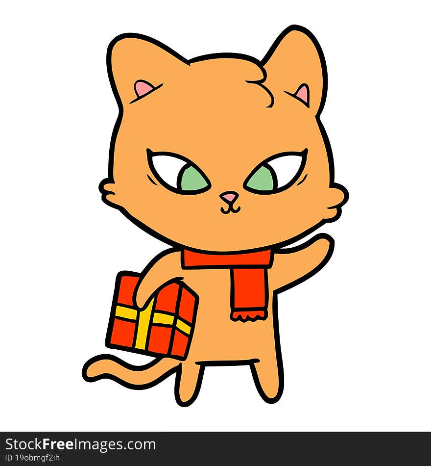 cute cartoon cat. cute cartoon cat