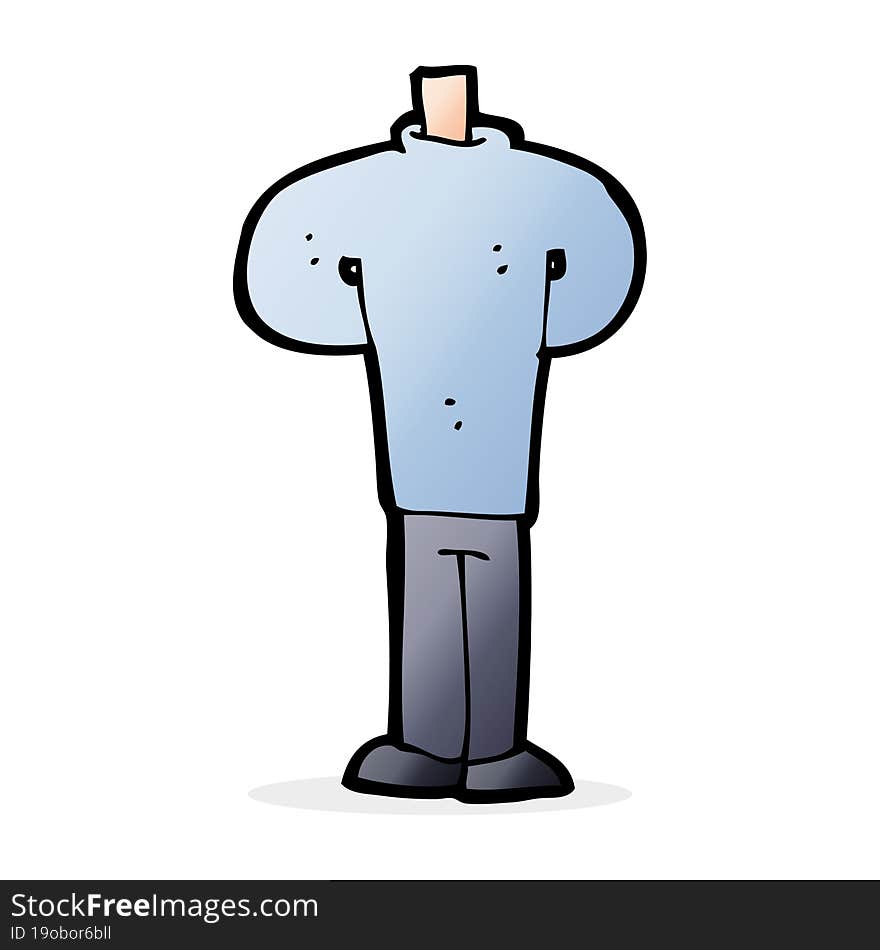 cartoon body standing still  (mix and match cartoons or add own photos