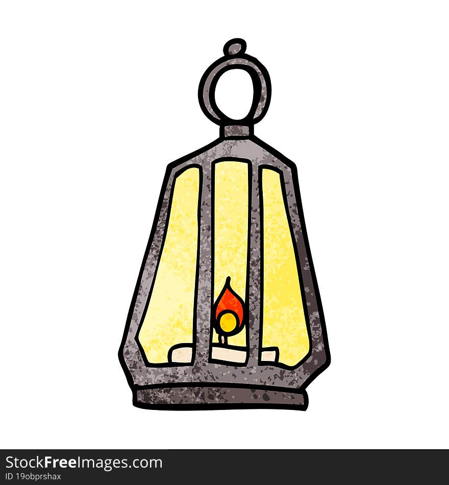 cartoon doodle lantern