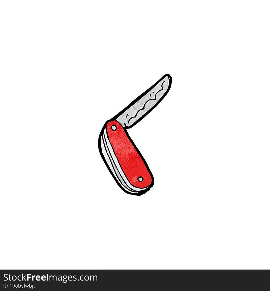 cartoon pocket knife