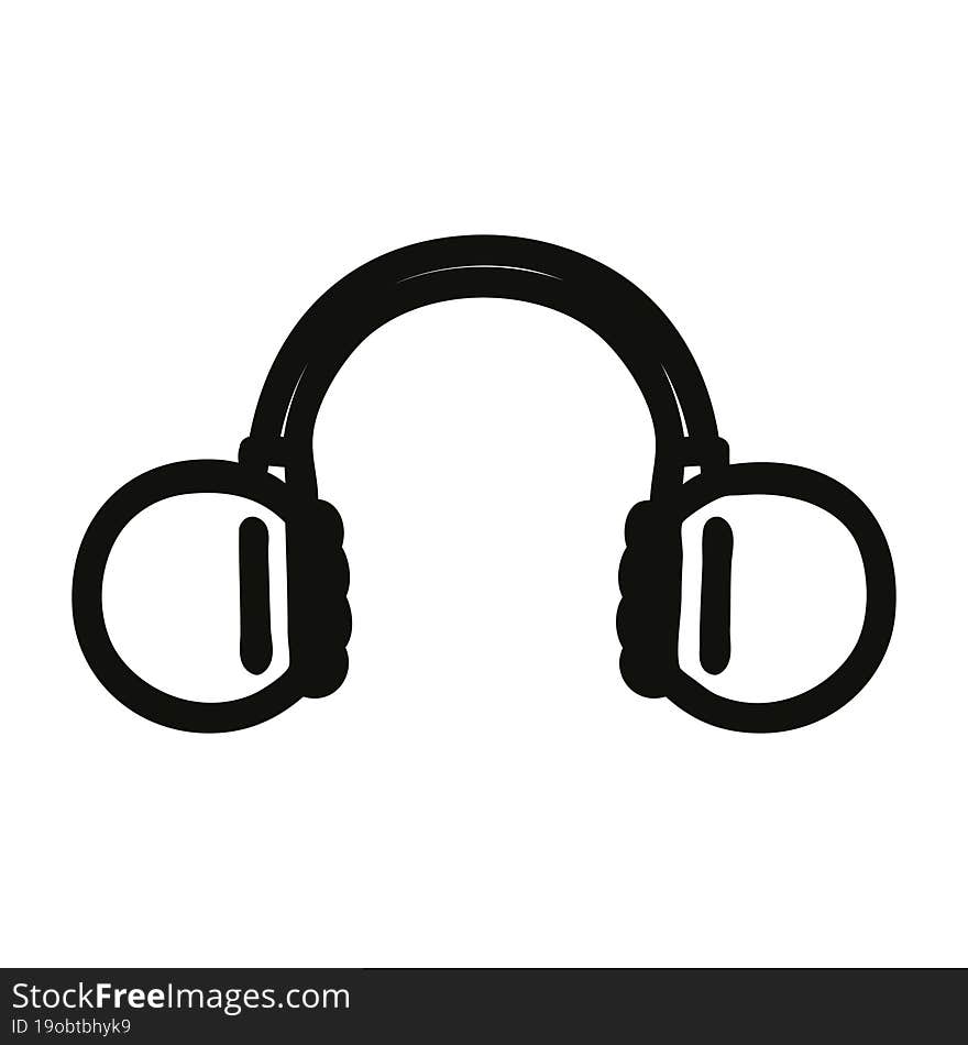 music headphones icon