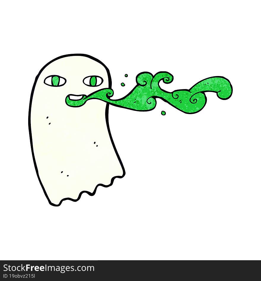 cartoon gross ghost