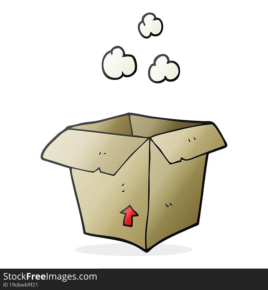 cartoon empty box