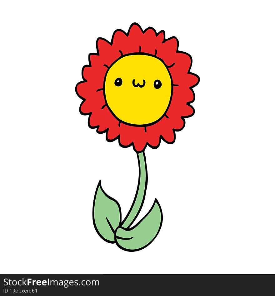 cartoon flower