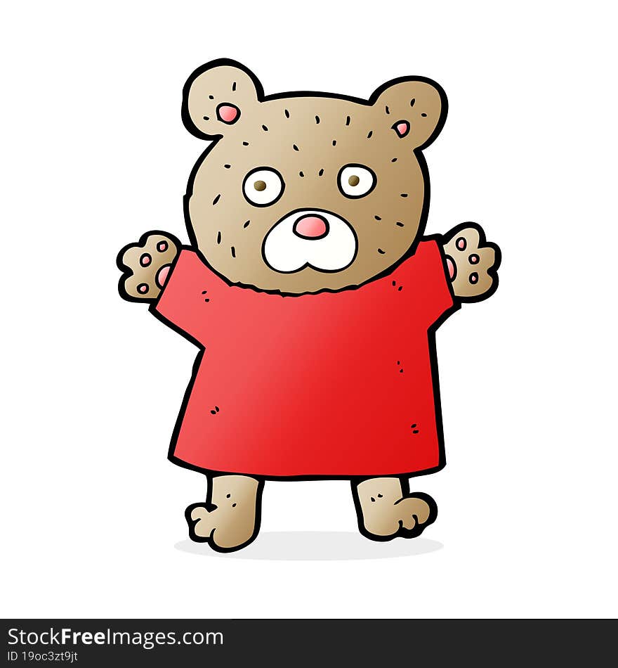 cartoon cute teddy bear