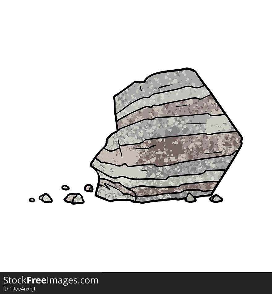 cartoon large rock. cartoon large rock