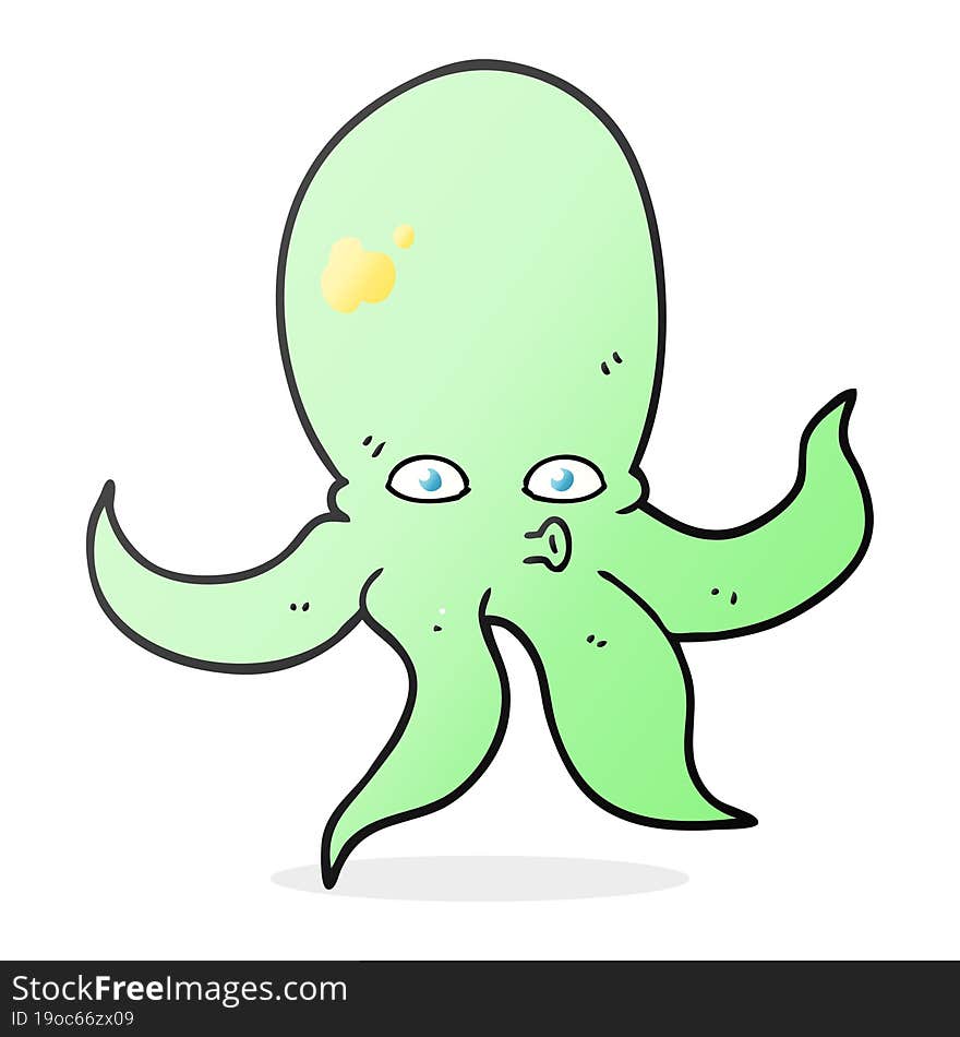 cartoon octopus