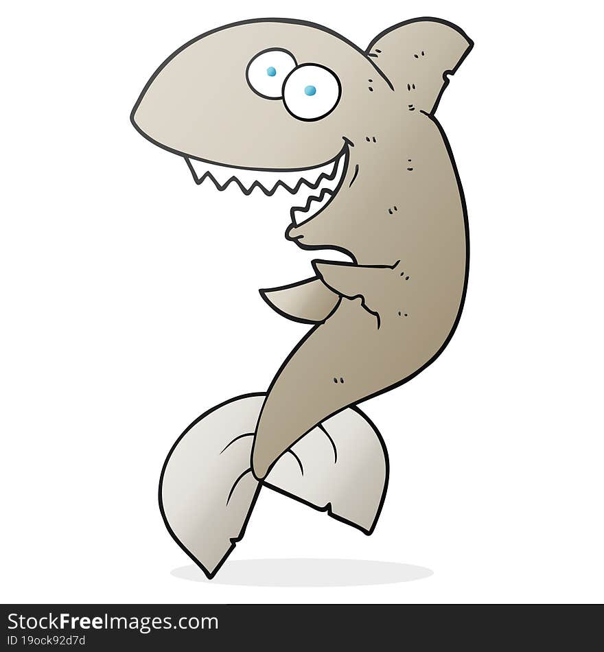 cartoon shark