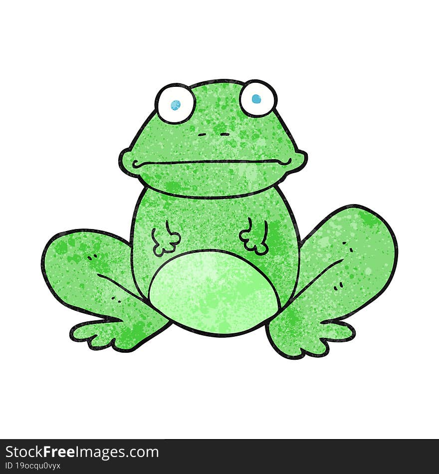 Textured Cartoon Frog