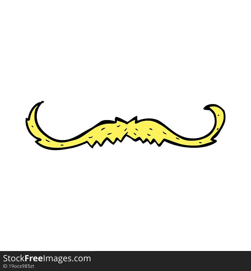 cartoon mustache