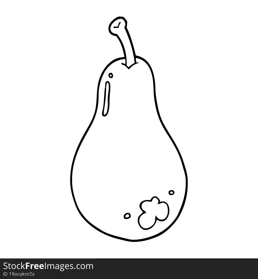 Cartoon Pear