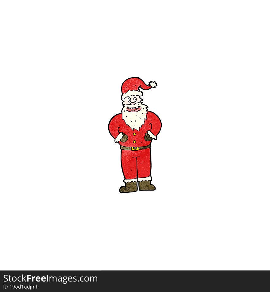 cartoon santa claus