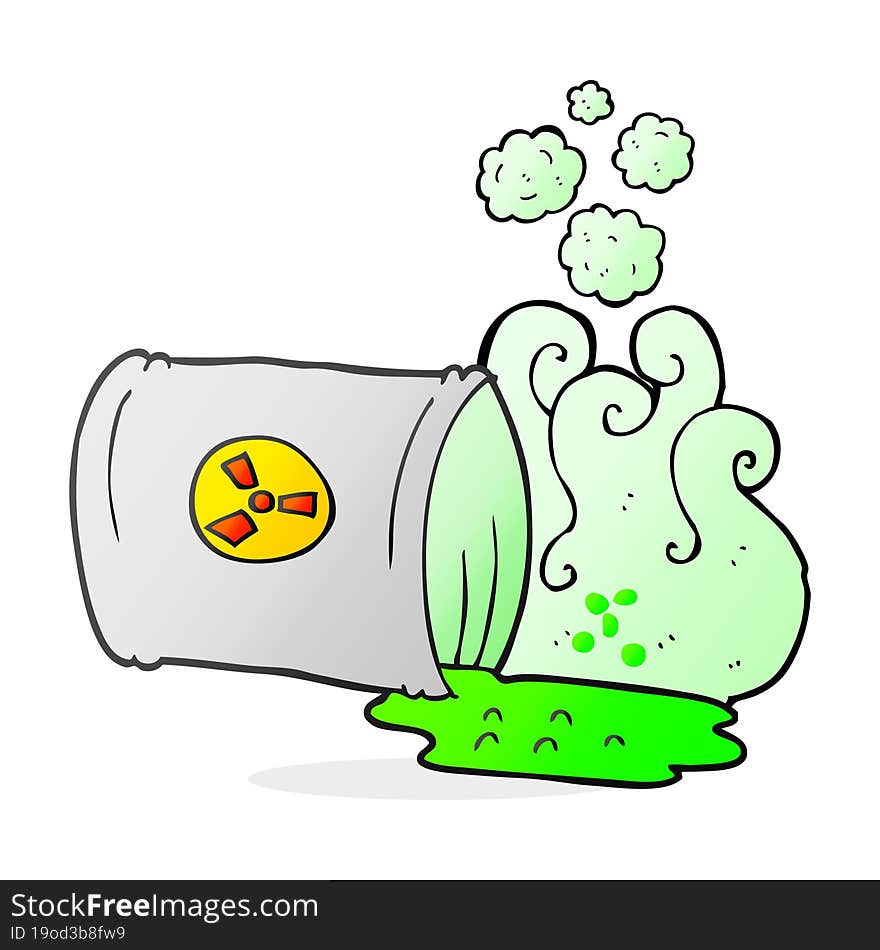 Cartoon Nuclear Waste