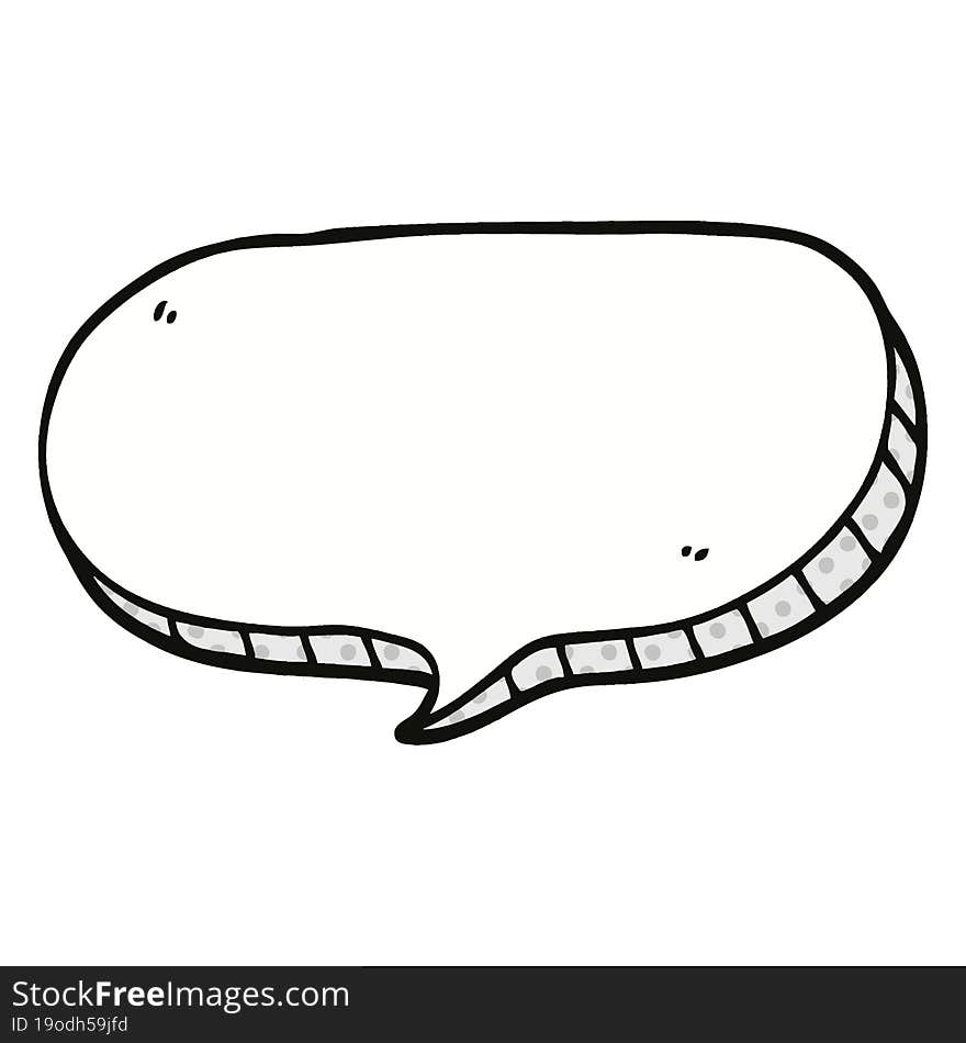 comic book style cartoon speech bubble