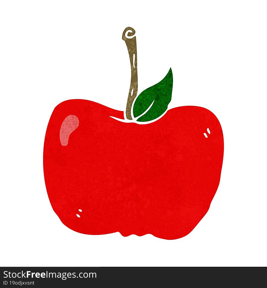 cartoon apple