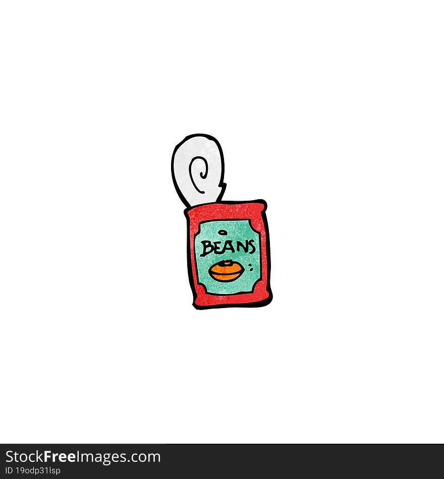 canned food cartoon