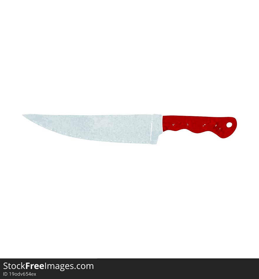 cartoon kitchen knife