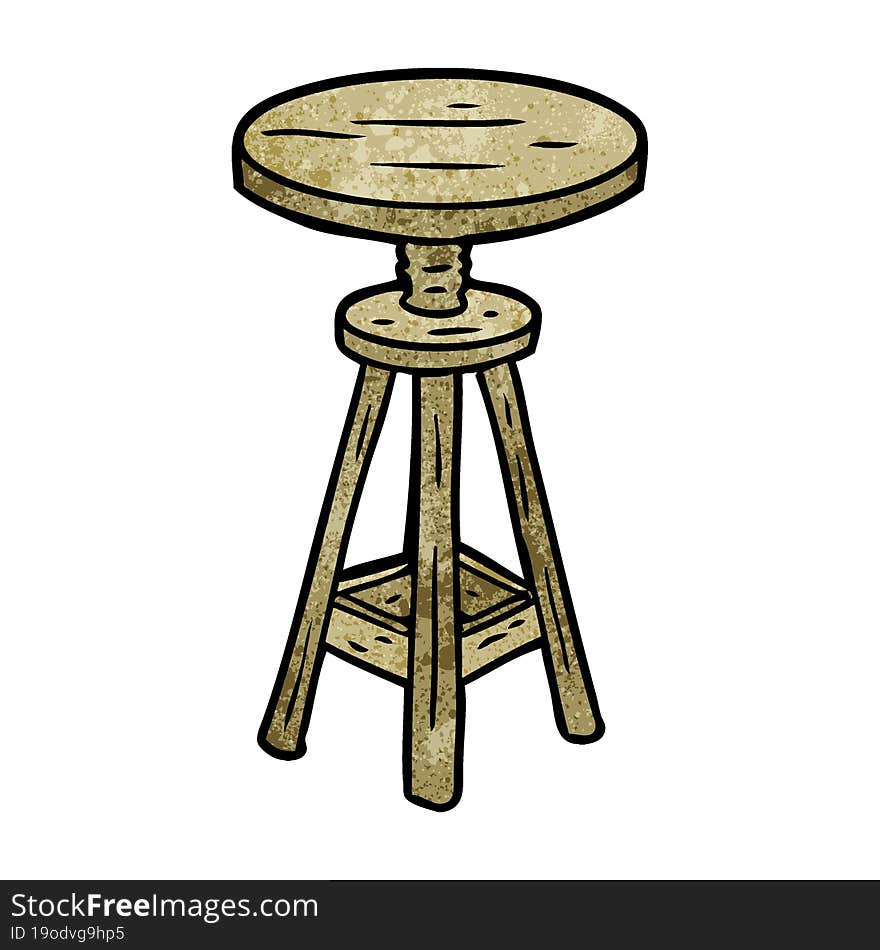 cartoon adjustable artist stool. cartoon adjustable artist stool