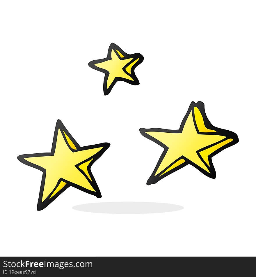 Cartoon Decorative Stars Doodle