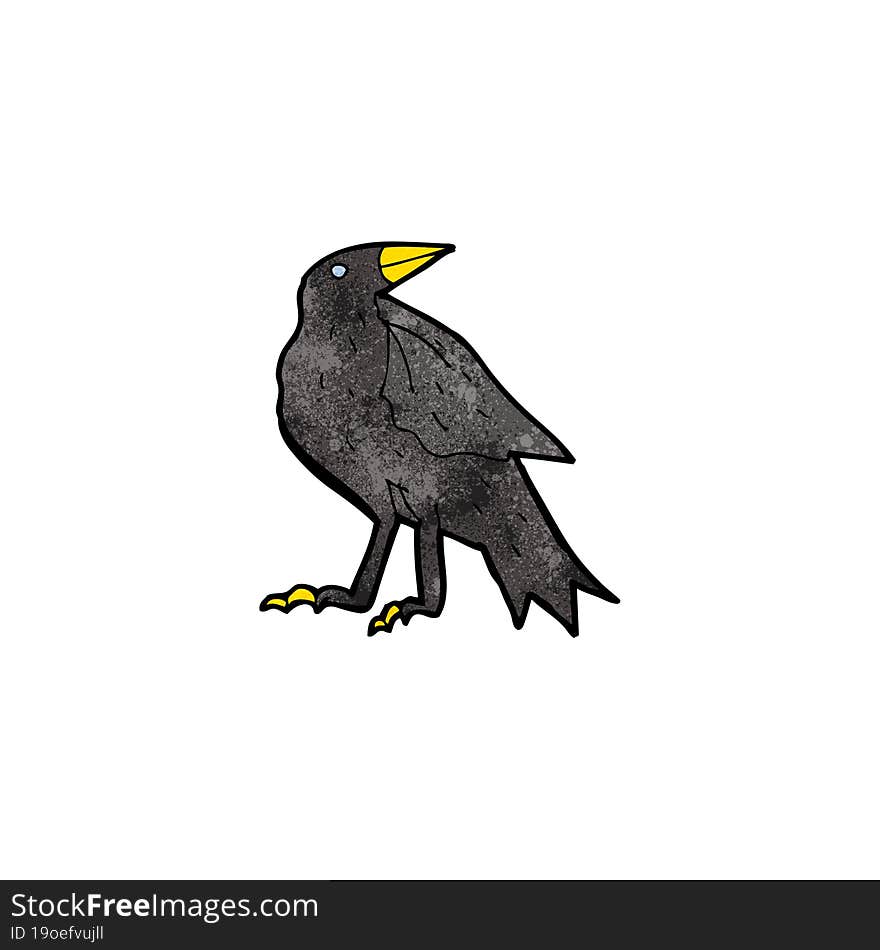 cartoon crow