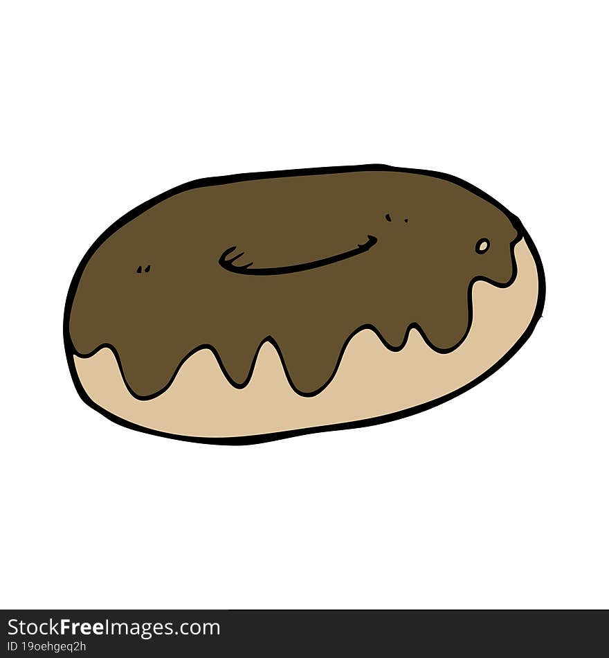 cartoon donut