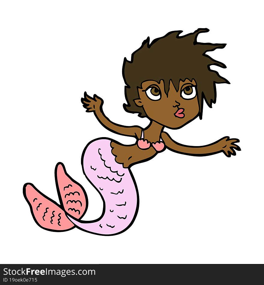 Cartoon Mermaid