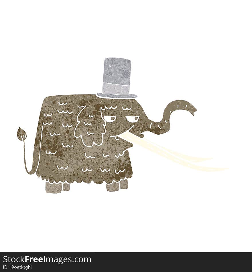 cartoon mammoth