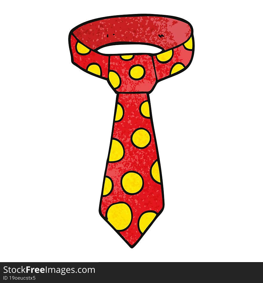 cartoon doodle loud tie