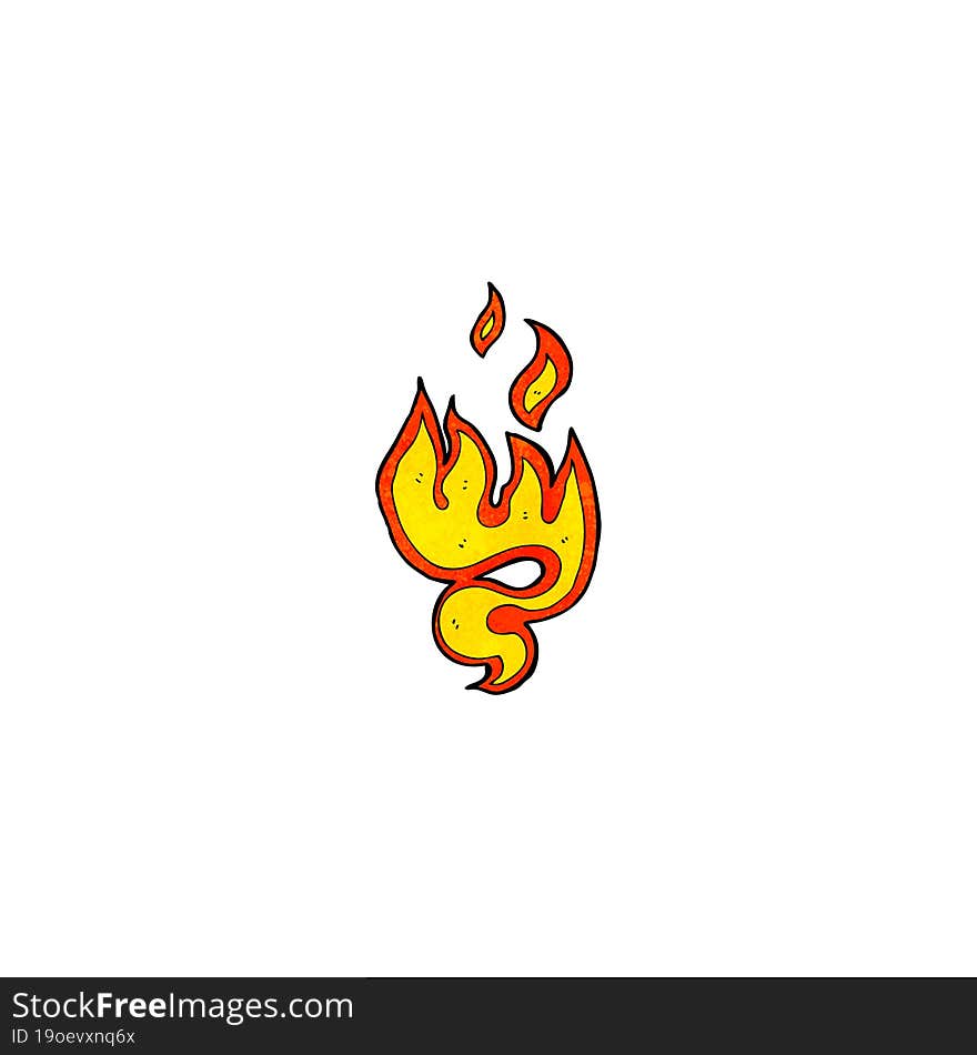 fire cartoon symbol