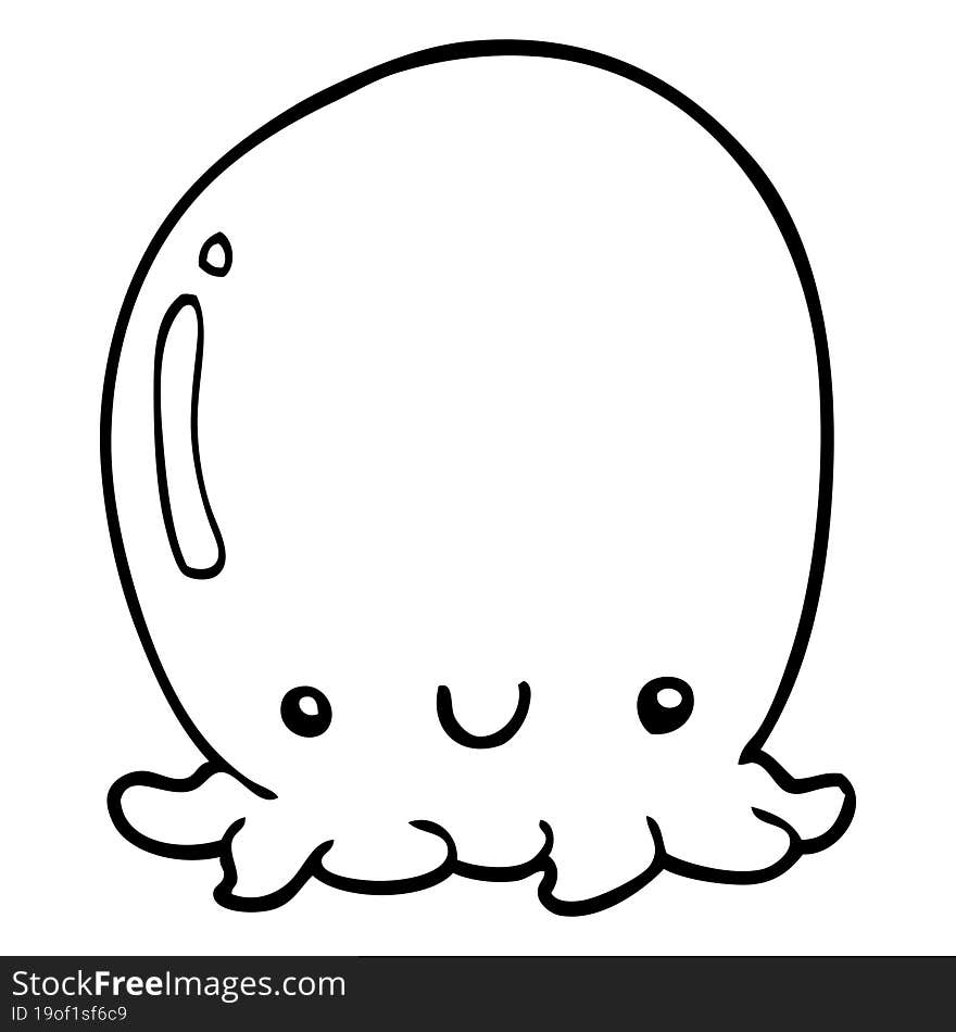 cute cartoon octopus