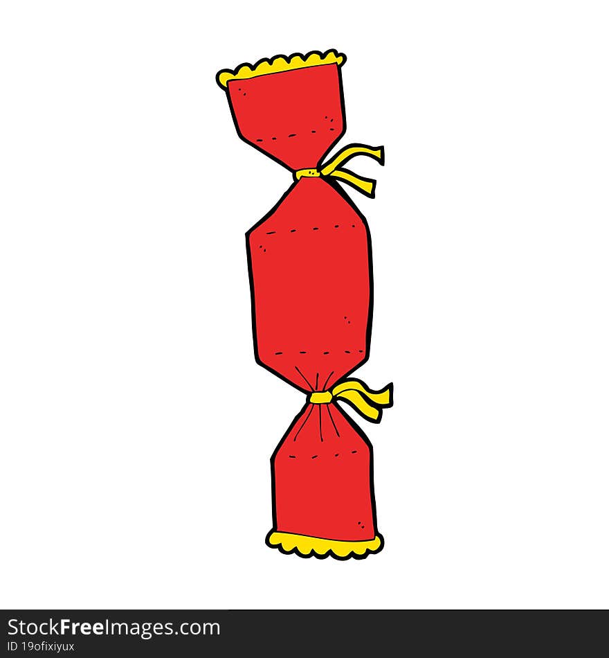 cartoon christmas cracker