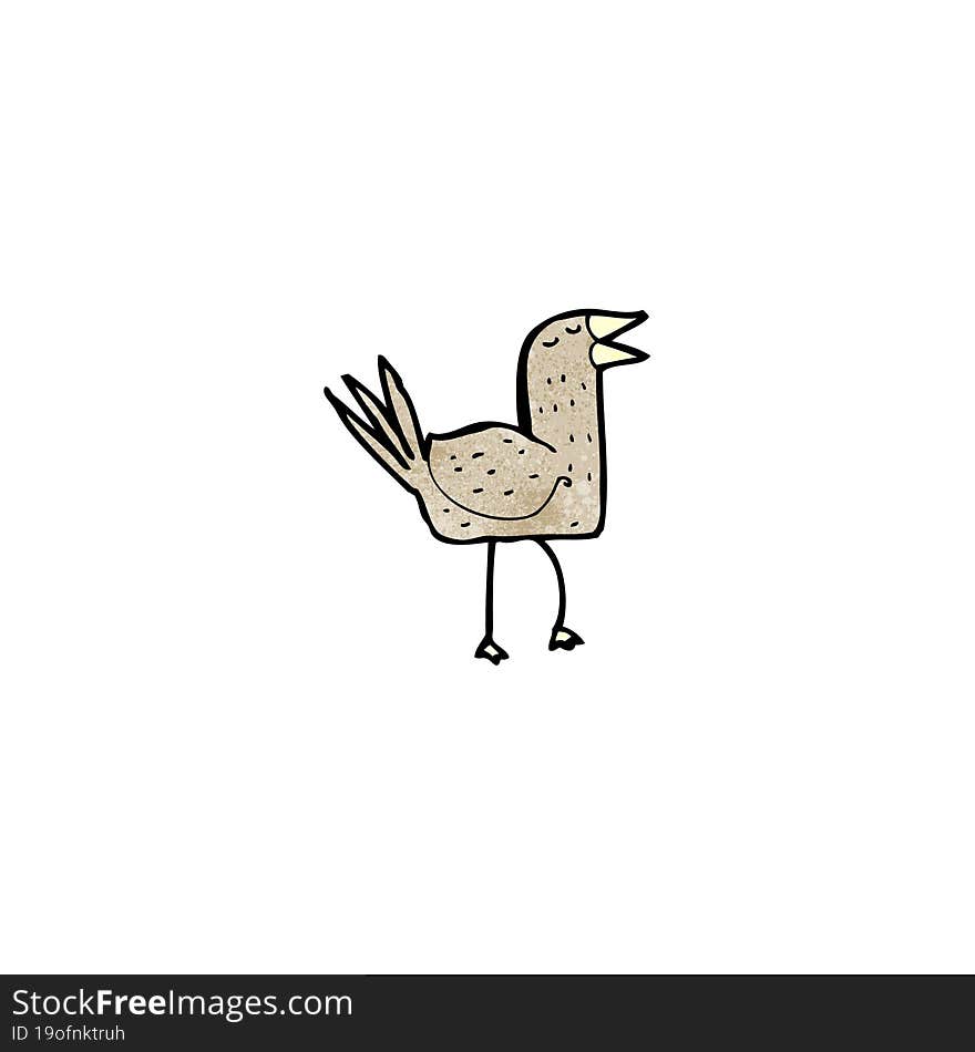 cartoon bird