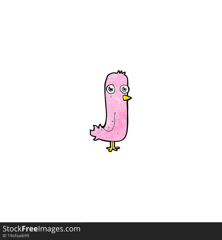 Funny Cartoon Bird