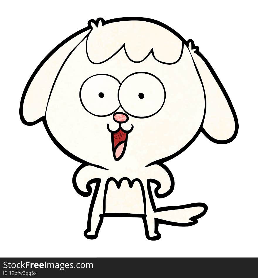 cute cartoon dog. cute cartoon dog