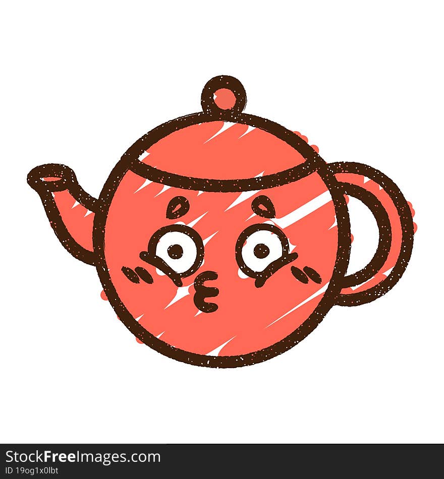 Teapot Chalk Drawing