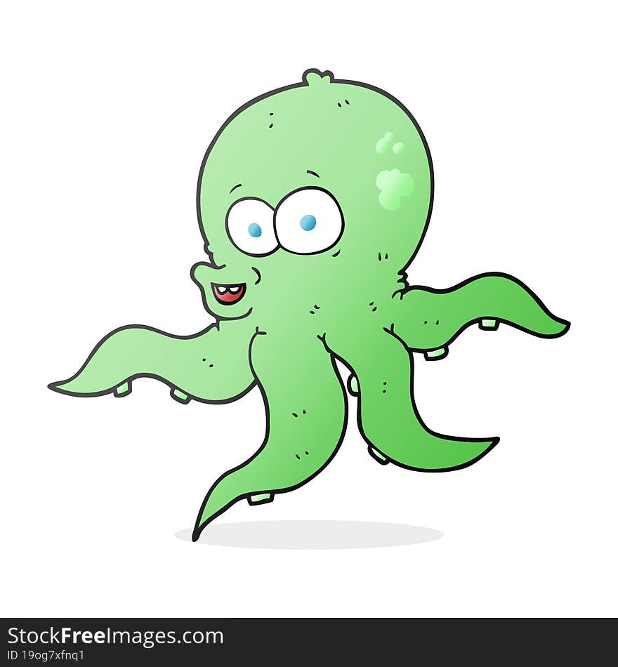 cartoon octopus