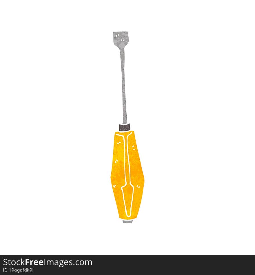 cartoon screwdriver