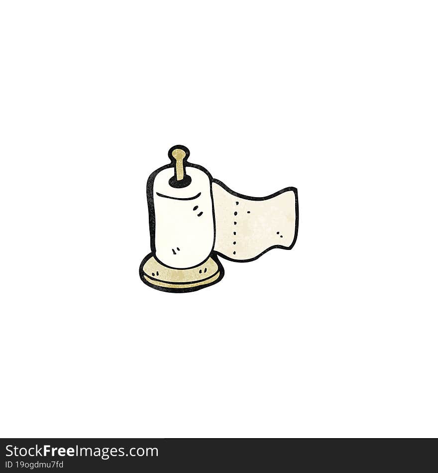 kitchen roll cartoon