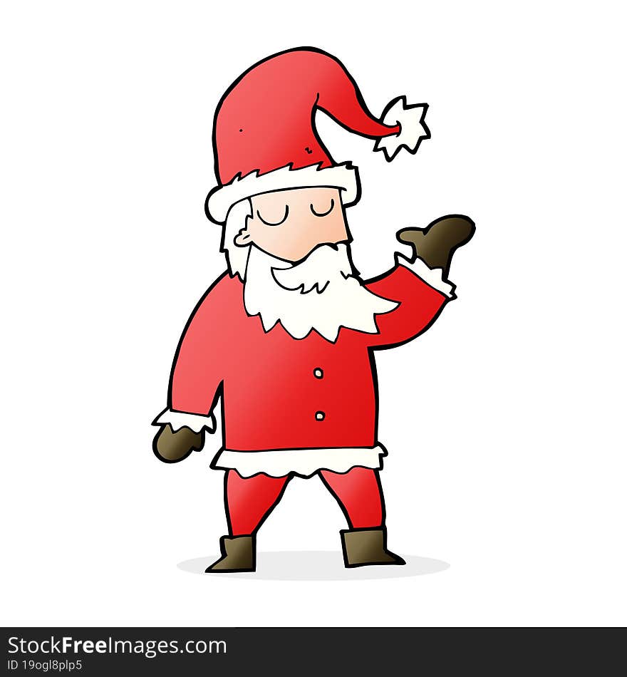 cartoon santa claus