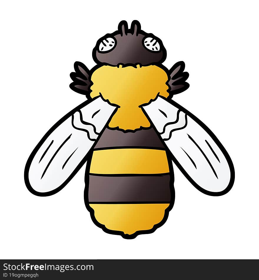 cartoon bee. cartoon bee