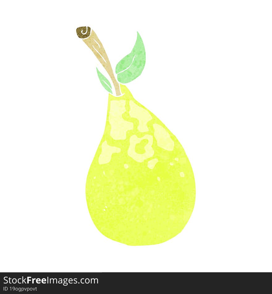 cartoon pear