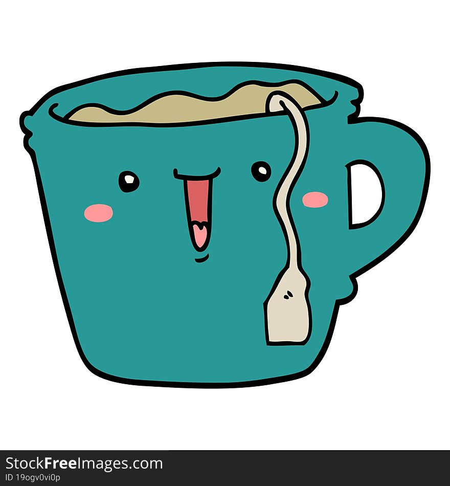 cute cartoon coffee cup