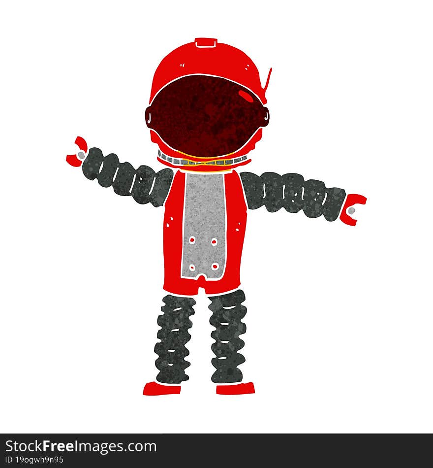 Cartoon Astronaut